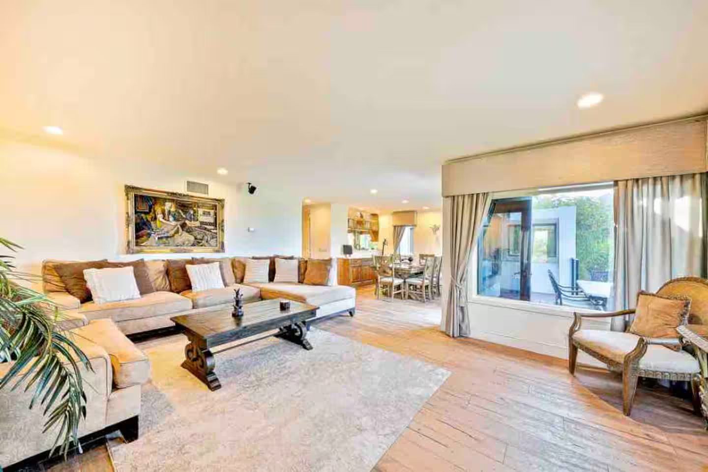 Open living room
